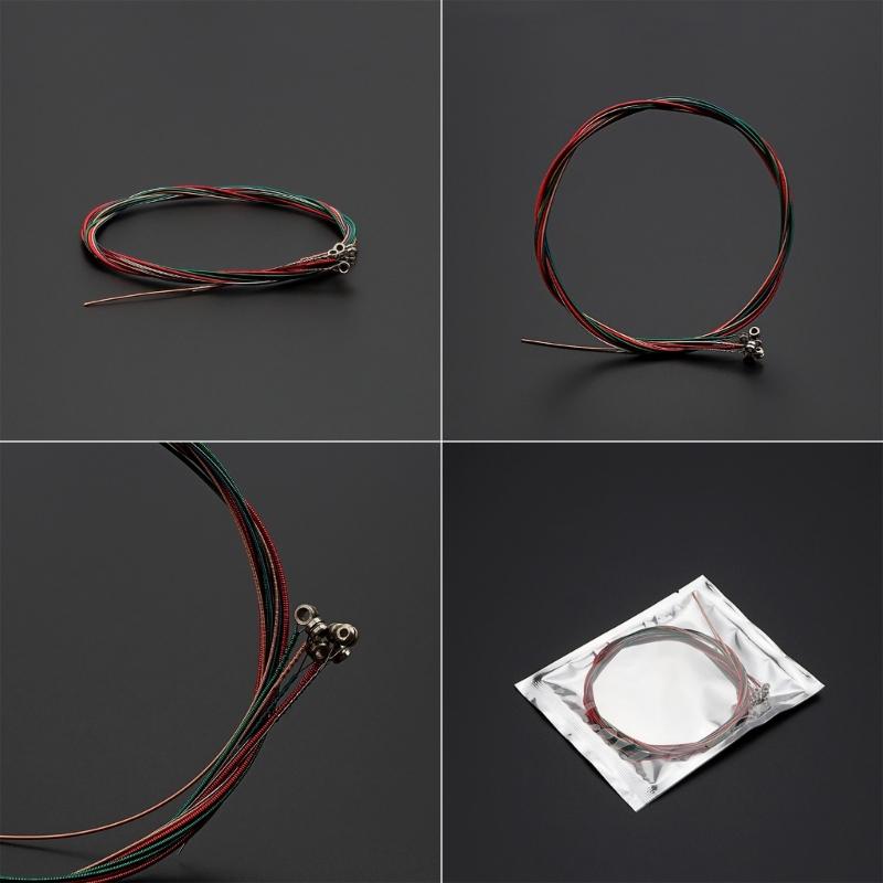 Guitar Performers Steel Wire Set of 6 11-52 Acoustic Guitar Strings Replacements