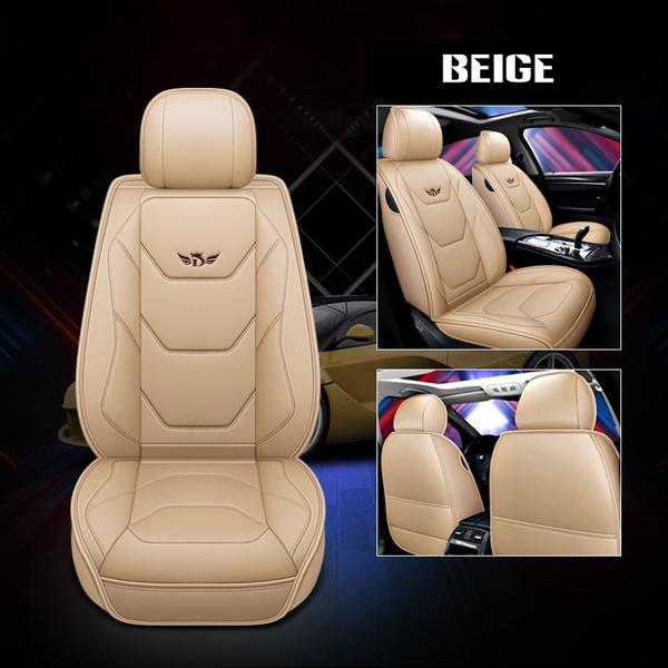 1 Pièce Luxe Universel Housse de Tapis de Siège Auto Complet Coussin Protecteur en Cuir PU Pour Voiture SUV Camion Fourgon Bus