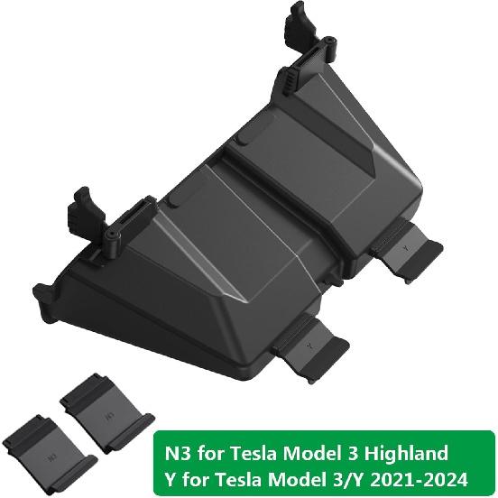 Topfit Under Screen Organizer For Tesla Model 3/Y Center Console Storiage Box Tray For Tesla Model Y(Juniper) And Model 3(Highland) Accessories -2026