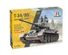 Italeri Scale WWII Soviet Factory Krasnae Plastic Model IT6758 1/35 T-34/58 Tank, No. 112, Sormovo, Kit, (Tank)