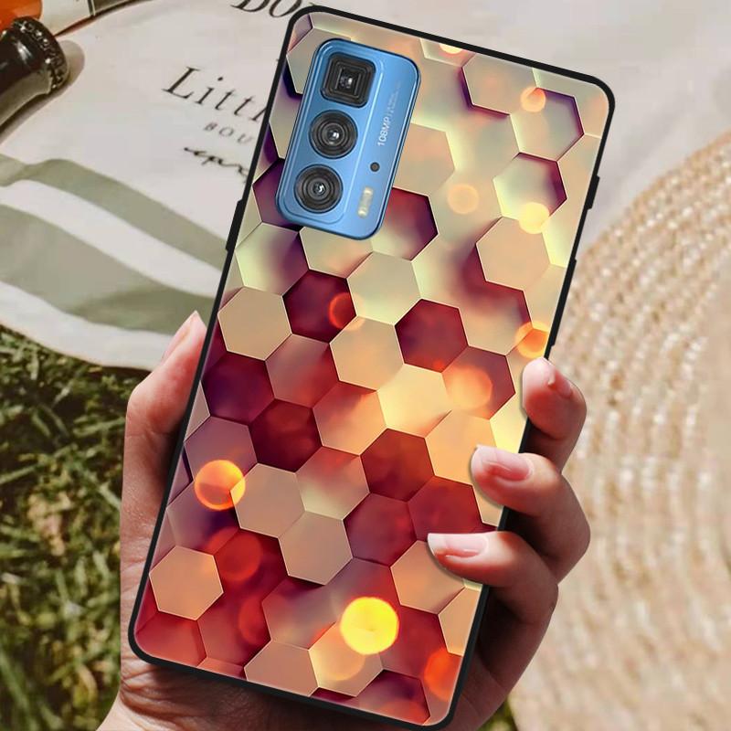 Für Motorola Moto Edge 20 Pro Hülle Weiche TPU Silikon Rückseite für Motorola Moto Edge S 20 Pro 5G Handyhüllen Mode Coque