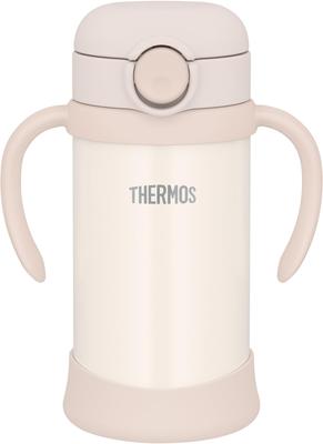 Termoska Thermos Vacuum Baby Straw BE Mug, 350ml, Béžová, Izolovaná, FJT-350