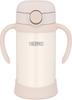 Thermos Vacuum Baby Straw BE Mug, 350ml, Beige, Insulated, FJT-350