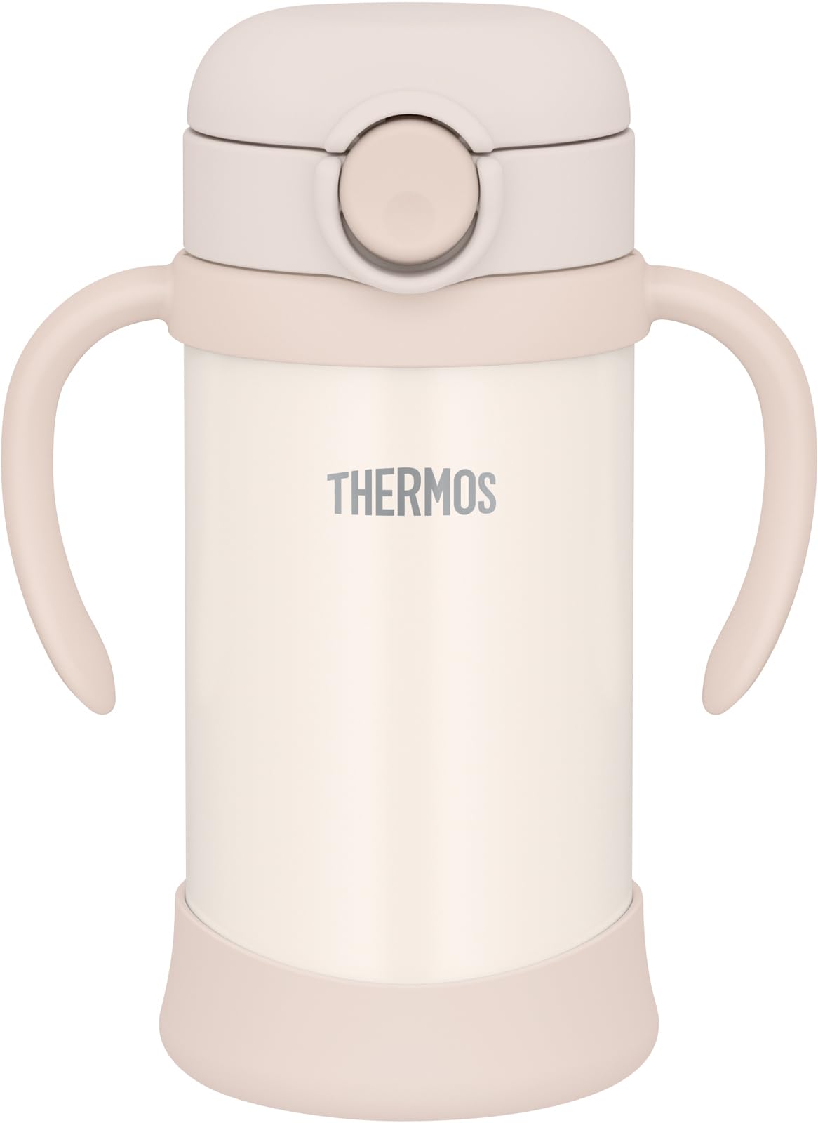 

Thermos Vacuum Baby Straw BE Mug, 350ml, Beige, Insulated, FJT-350 бежевый