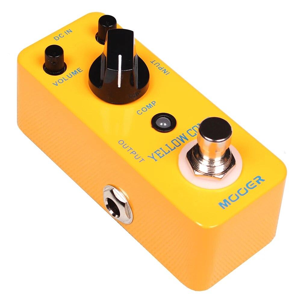 Mooer Yellow Comp Optical Compressor Effect Pedal Mini Guitar Pedal for Electric Guitar Full Metal Shell True Bypass Accessories