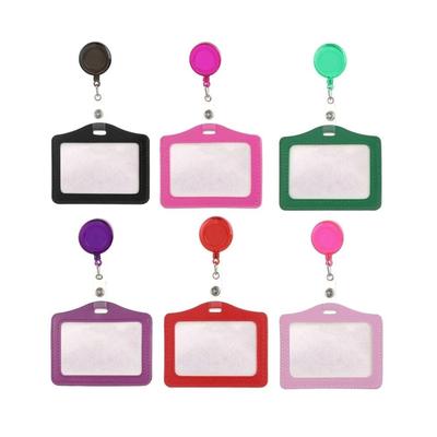 Card Holder Retractable Nurse ID Badge Reel For Bus Card Case Badge Holders Office School Supplies