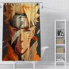 Hot Japan Anime N-NarutoS Shower Curtain Waterproof Polyester Fabric Paint Bath Curtains Home Bathroom Decor Curtain With Hook