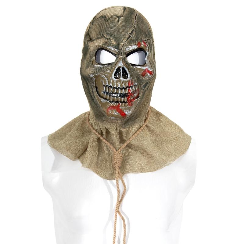 Halloween Scary Helmets Masquerade Mask Cosplay Mask for Carnival Christmas Party Props Horrific Full Head Skull Mask
