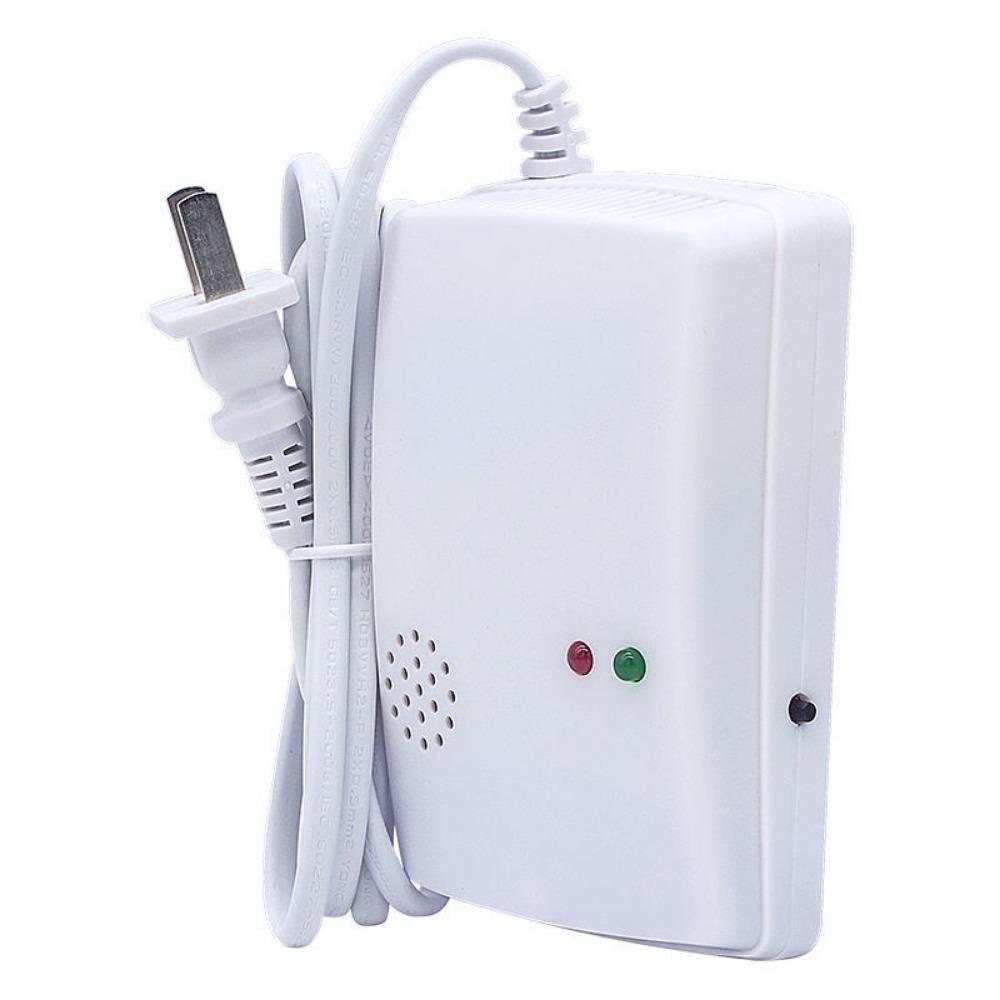 Wall Mounted Gas Leak Detector 220V Natural Gas Alarm Sensor Combustible Gas Leak Alarm Kitchen Gas Leak Detector US