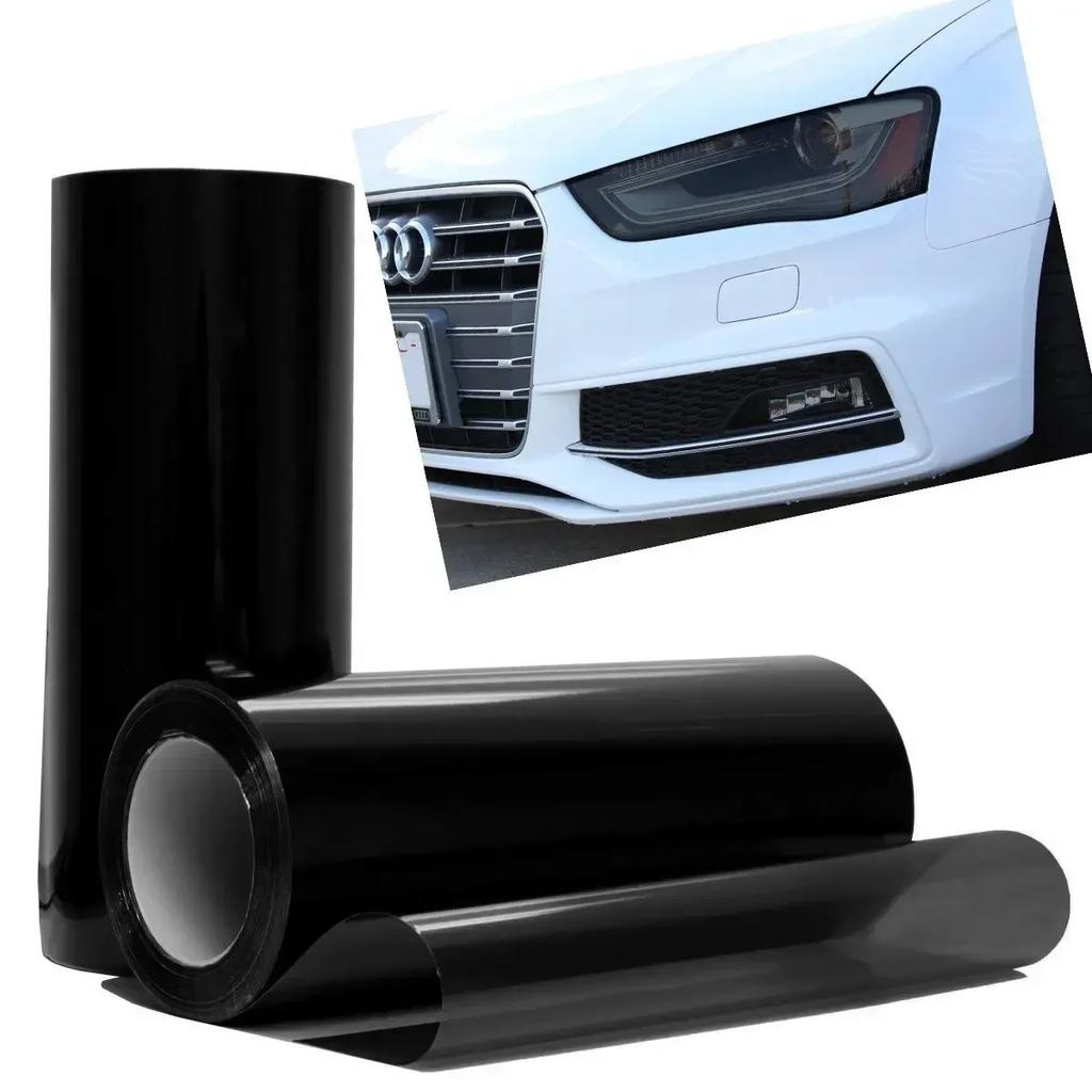 Car Headlight Film Vinyl Self Adhesive Sticker for Car Smoke Fog Light HeadLight Taillight Colored Wrap Films 30x60cm
