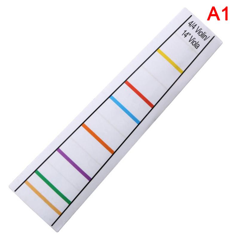 

4/4-1/8 Наклейка на гриф Положение высоты тона скрипки Без клея Наклейка Положение пальцев as the picture
