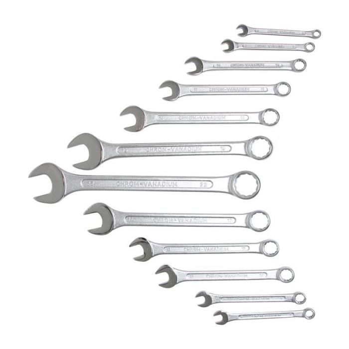 Jeu de clés mixtes (DIN 3113) 6 - 22 mm 12 pièces