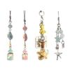Cute Design Wishing Bottle Hanging Transparent Phone Chain Y2K Keychain Pendant  Key Ornament