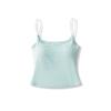 Women's Summer Fashionable Bandeau Camisole: Chest Pads, Open Back, Sexy Tank Top for Inner or Outer Wear