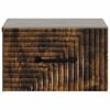 Wall Mounted Nightstand Smoked Oak 34.5 x 33 x 20 cm