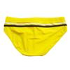Men's Looped Swim Briefs Sexy Low Waist  Bikini Swimsuit  M-2XL Yellow