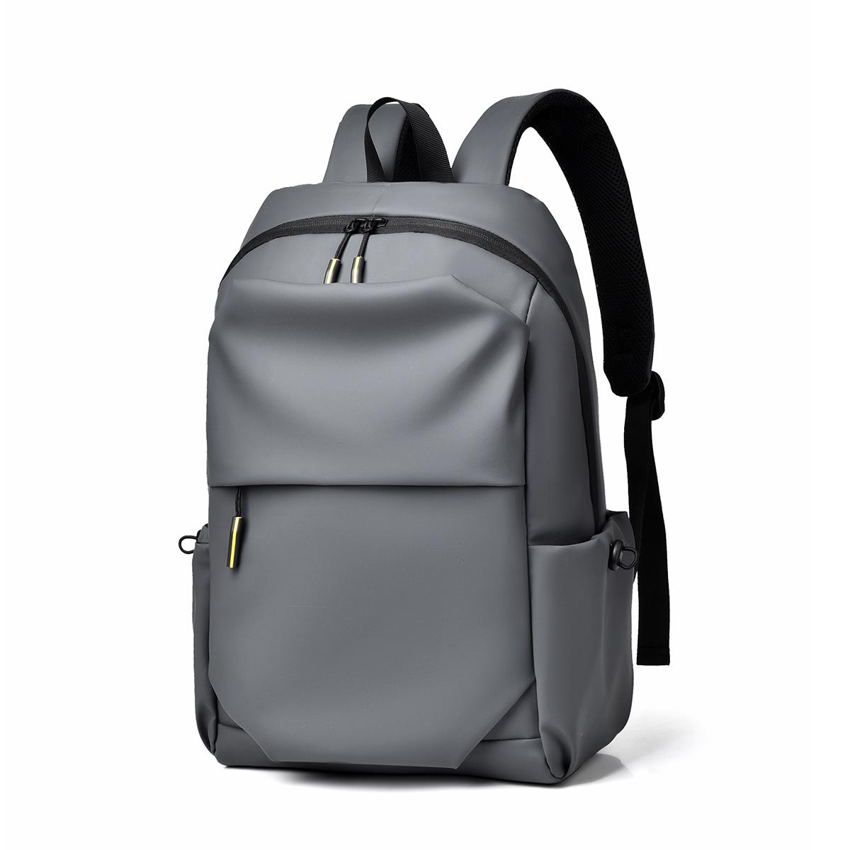

Large Capacity Black Backpack - Water-Resistant, Lightweight College Laptop Daypack with Adjustable Straps for High School сірий колір