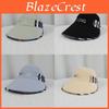 Polyester Casual Sun Hat With Large Brim And Breathable Design For Beach Outings