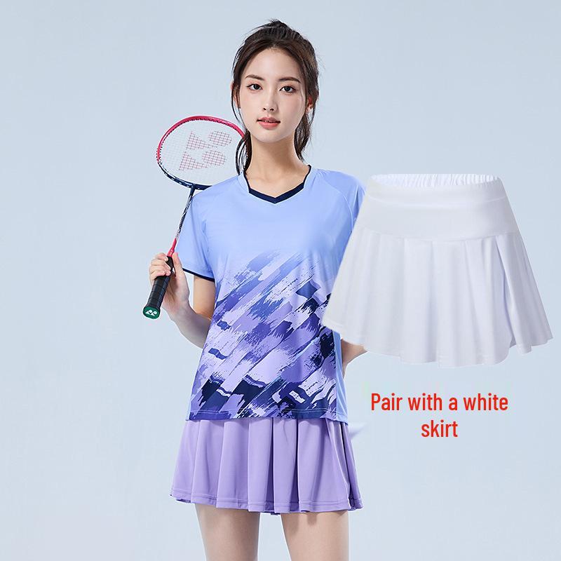Quick-Dry Breathable Badminton & Volleyball Unisex Training Uniform Set with Printed Numbers