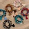 Bohemian Millet Beads Multi-layer Beaded Bracelet Girls Summer Ethnic Style Light Luxury Niche Hand Jewelry