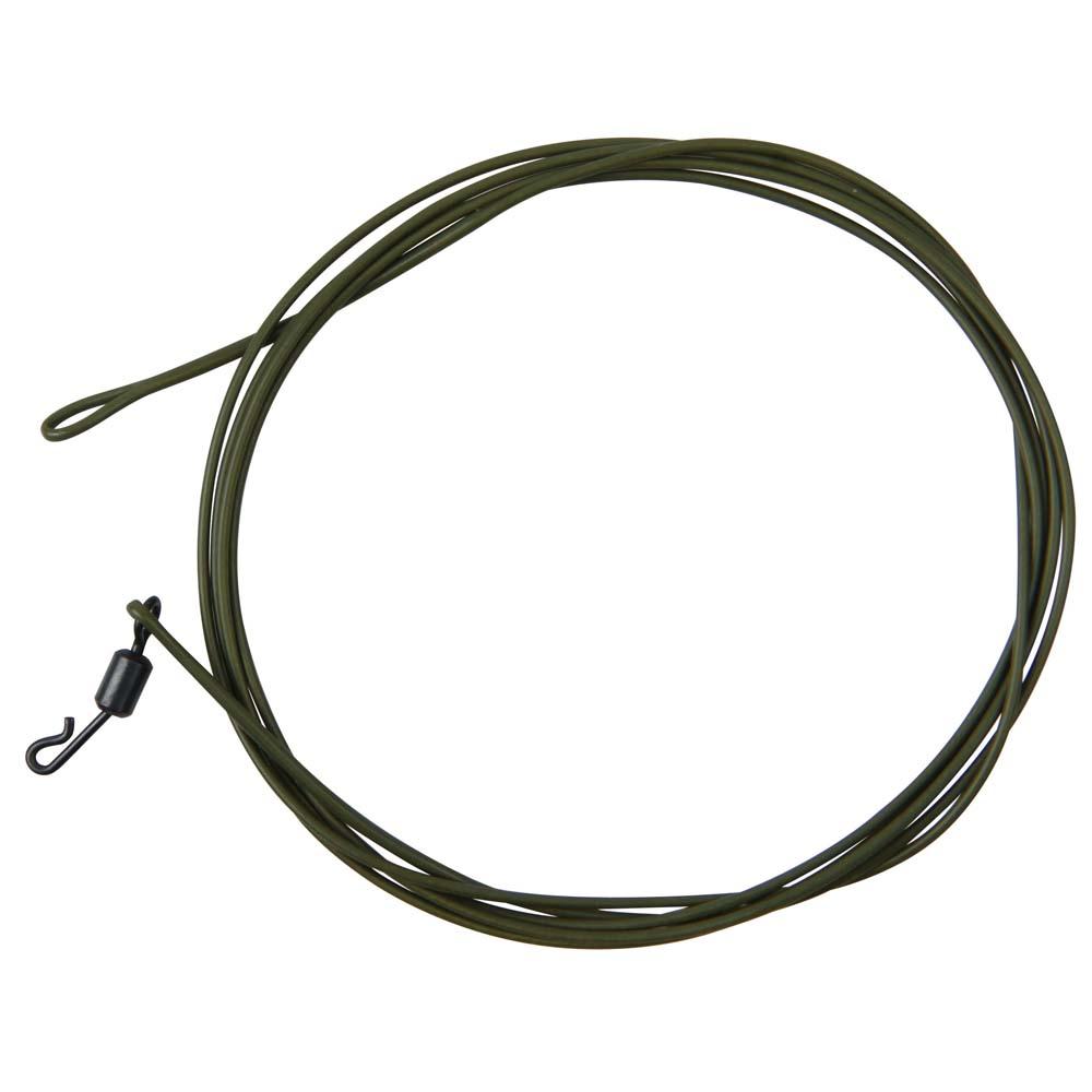 1Pcs 1M 80LB Carp Fishing Leader Line Strong Fluorocarbon Wire Leader With Rolling Quick Change Swivels Fishing Line Tackles