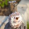 Cute Hedgehog Pattern Plush Key Chain Handbag Keyring Bag Pendant Keyring New Stuffed Keychain