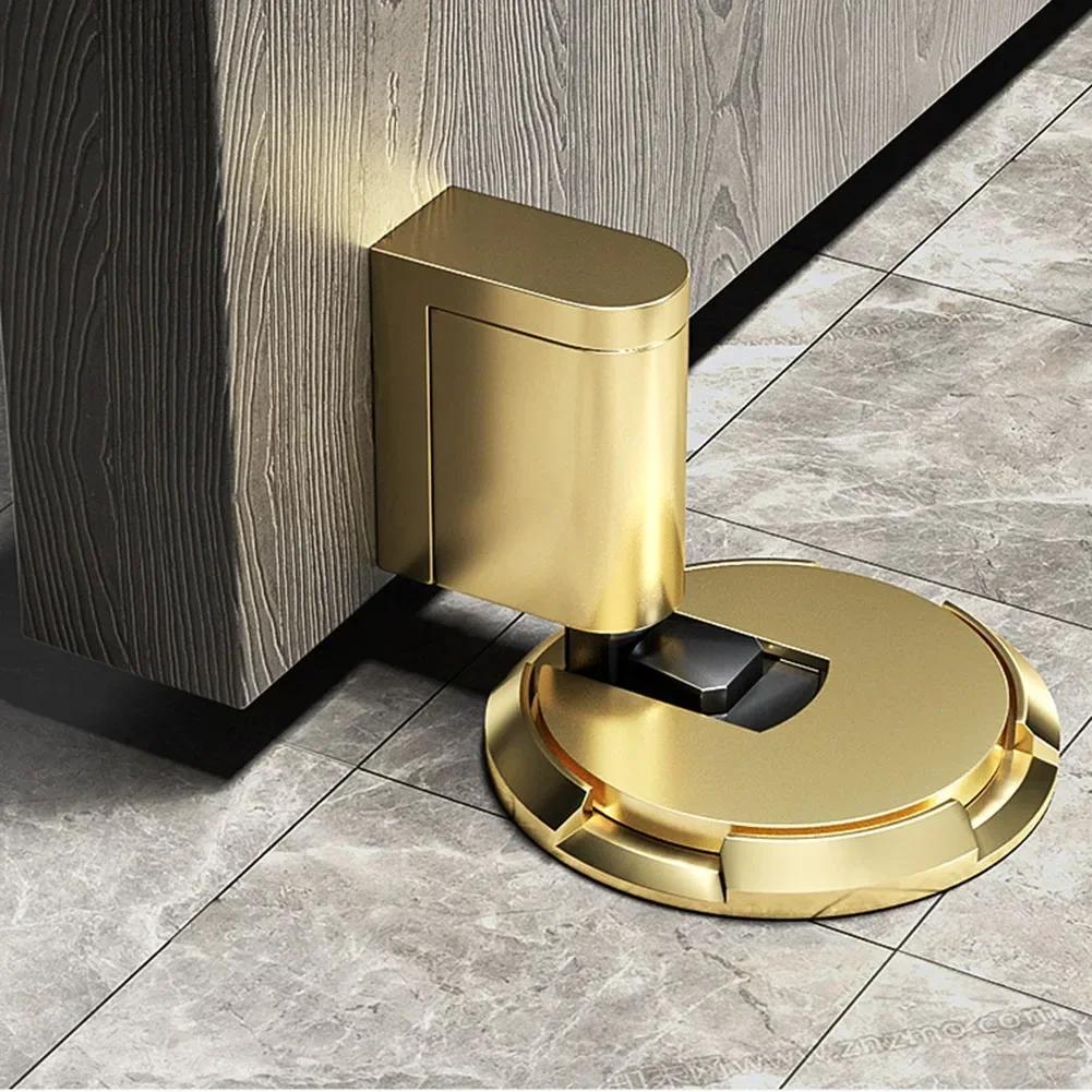 Magnetic Door Stopper Anti-Collision Door Suction Punch-free Windproof Mechanical Self-locking Adjustable Door Stop Holder