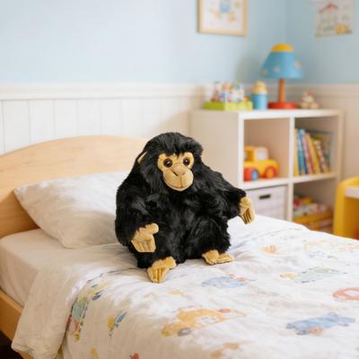 Chimpanzee Plush Doll Emotional Support Monkey Plush 9.84 Inch Soft Stuffed Animal Pillow Boxing Monkey Cuddle Buddy Stress Relief Comfort