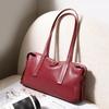 Handbag, Autumn and Winter Commuting Bag, Women's Genuine Leather Bag, High-end Women's Bag, Large Capacity Tote Bag, Shoulder Bag