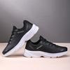 2025 Womens Leather Sneakers Casual Sneakers Lace Up Flats Lightweight Comfortable Black Anti slip Running Shoes Outdoor Sports