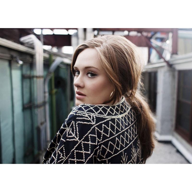 

Soul Singer Adele Framed Poster - Decorative Art for Bar, Dorm, Study Room White card paper (non-adhesive) 30*42 cm