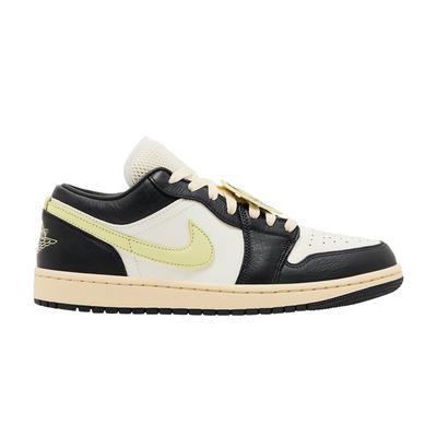 Women's Sneakers Jordan 1 Low SE Fall League (Women's) Sail/Anthracite/Luminous Green/White