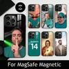 14 D-Driver F-Fernando A-Alonso Coque de téléphone pour iPhone17,16,15,14,13,12,11 Plus,Pro Magnétique avec Magsafe Chargement sans fil