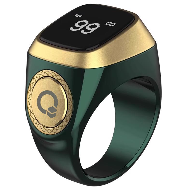 Rechargeable Bluetooth Smart Ring with Digital Counter