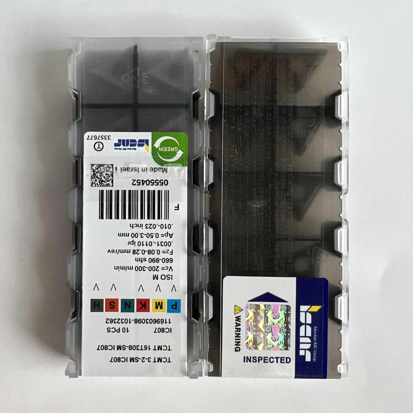 

TCMT16T308-SM IC807 /Industrial indexable Carbide Inserts 10 PCS