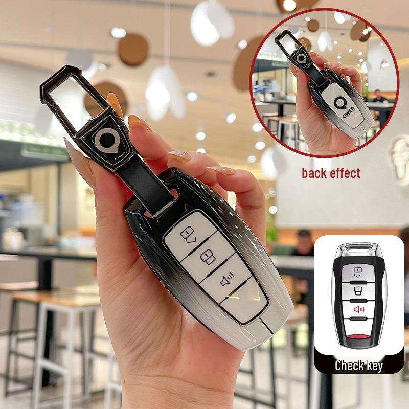 High-Grade Metal Key Case for 2020-2024 Great Wall Po Off-road Vehicles