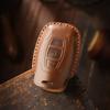 The Retro Key Cover Is Suitable For The Old Byd Pure Hand-Stitched Leather Key Protection Case Chain.