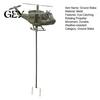 Weather-resistant Yard Decor Patriotic Wind Spinner, Helicopter Windmill Stake with Spinning Propeller, 2D Flower Bed Spinner Outdoor Metal