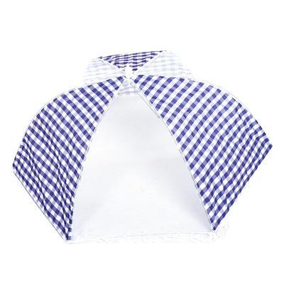 Collapsible Food Umbrella Cover   Up Dome Mesh Fly Wasp Insect Net BBQ Picnic Blue