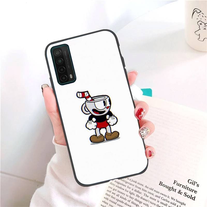 

Милый чехол для телефона Cuphead с игрой для Honor 7A Pro 7C 10i 8A 8X 8S 8 9 10 20 Lite, силиконовый чехол Honor 30pro