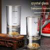 Gold Leaf Crystal Glass Baijiu Shot Glasses