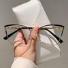 Lightweight Anti-blue Light Glasses Retro Large Frame Eyewear Square Frame Myopia Glasses  Unisex
