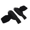 Lifting Wrist Straps Women Men Cowhide Weight Lifting Grips Anti Slip Gym Workout Straps for Deadlift Powerlifting Black