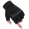 Gym Sport Breathable Fingerless Gloves Men Outdoor Tactical Techwear Style Anti-slip Bicycle Motorcycle Gloves Black Blue Red