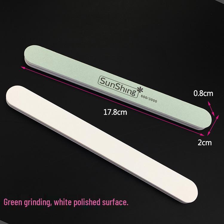 Wenwan Silver & Gold Polishing Stick - Green/White Manicure & Decontamination Tool