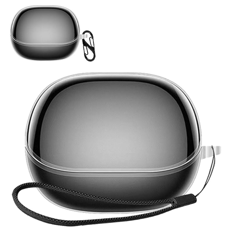 

For Anker Soundcore K20i case [HVUYAL] transparent lightweight TPU material Charging compatible Leave it on Equipped with a hook to prevent loss