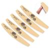 10pcs Nail File Professional Washable Reusable Double Sided Nail Buffer File Manicure Tool (Yellow)