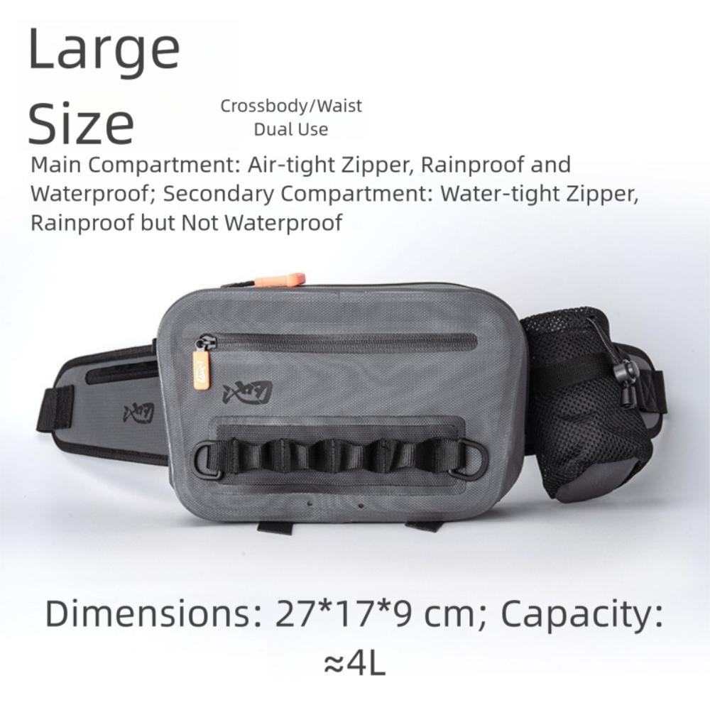 Capacity Fishing Tackle Bag Storage Accessories Fanny Pack Accessories Outdoor Waist Pack  Fishing