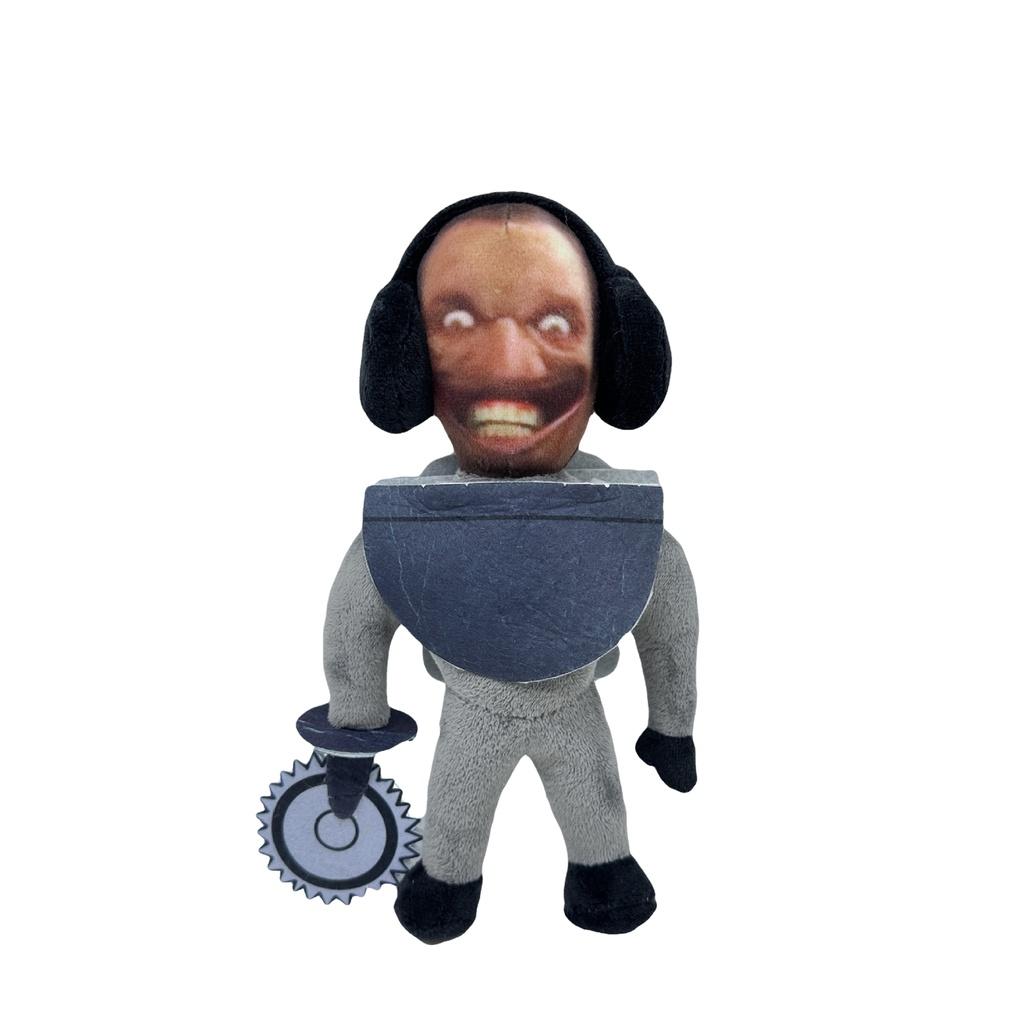 Skibidi Toilet Man Plush Toy Adorable Stuffed Doll For Kids And Collectors Short Plush Fabric Pp Cotton Filling 18cm Height