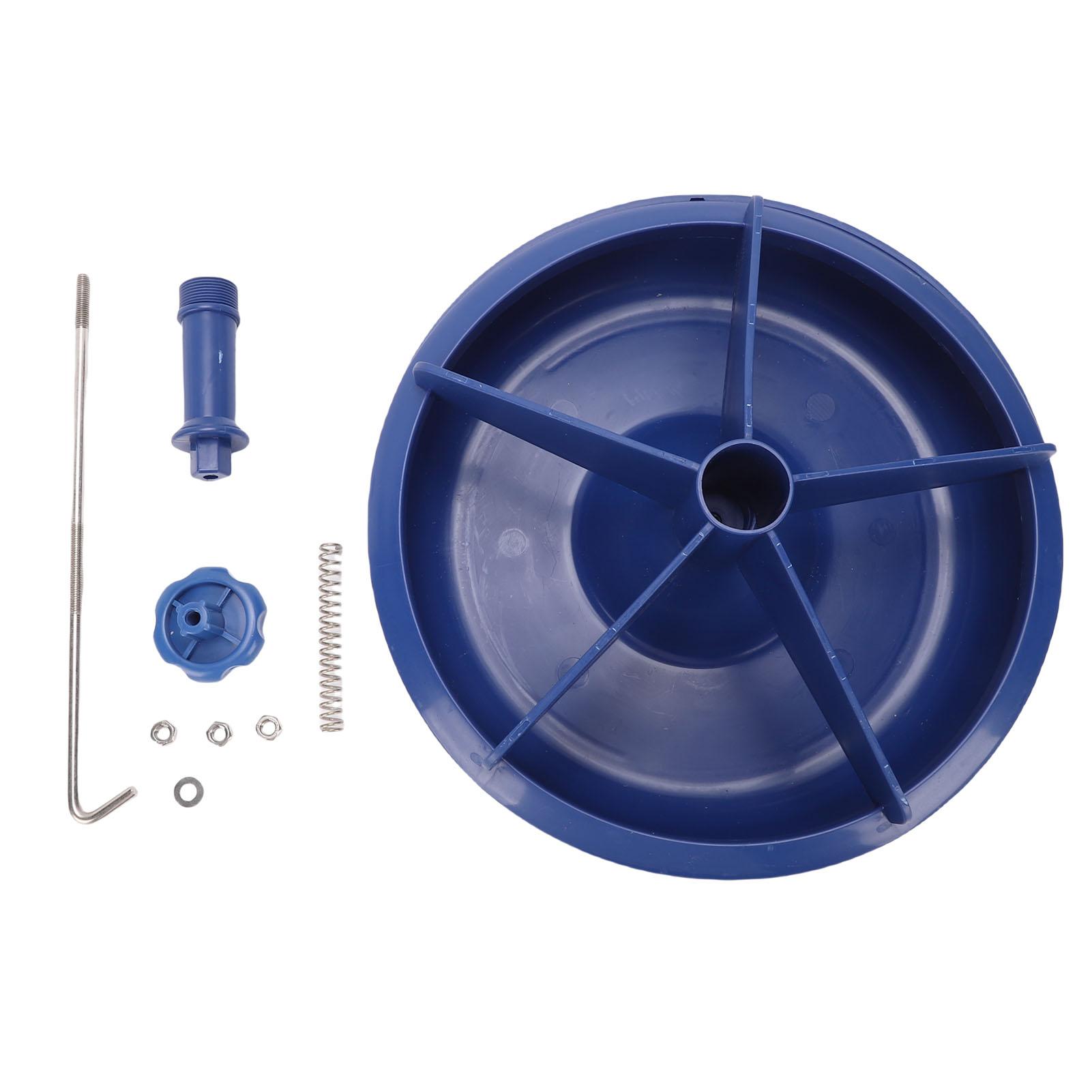 Piglet Feeding Trough Plastic 5 Slots Round Baby Pig Food Feeder Bowl for Farm Livestock